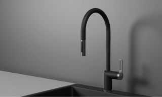 Смеситель для кухни Granula 8172, ШВАРЦ шварц